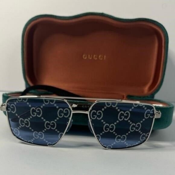 Authentic GUCCI GG0941S PILOT MONOGRAM SUNGLASSES - Picture 4 of 14